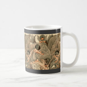 Taza De Café Hadas de las Hojas Reparando Hojas