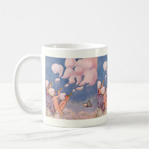 Taza De Café Hadas de las Nubes Haciendo Nubes