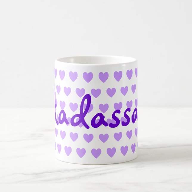 Taza De Café Hadassah en morado (Centro)
