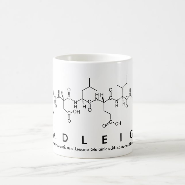 Taza De Café Hadleigh peptide nombre mug (Centro)