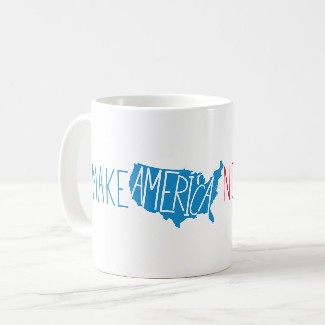 Taza De Café Haga América Niza otra vez (Anverso izquierdo)