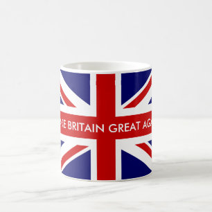 TAZA DE CAFÉ HAGA GRAN BRETAÑA DE NUEVO SINTONÍA
