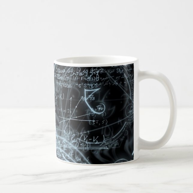 Taza De Café Haga la matemáticas - reglas del cálculo (Derecha)