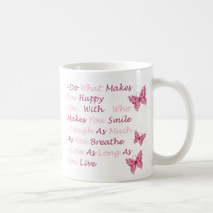 Taza De Café haga qué le hace feliz