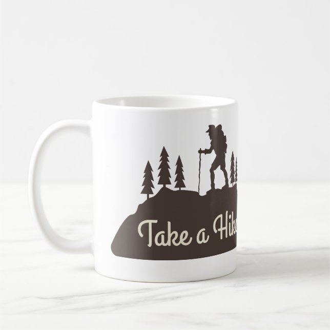 Taza De Café Haga Un Senderismo (Izquierda)