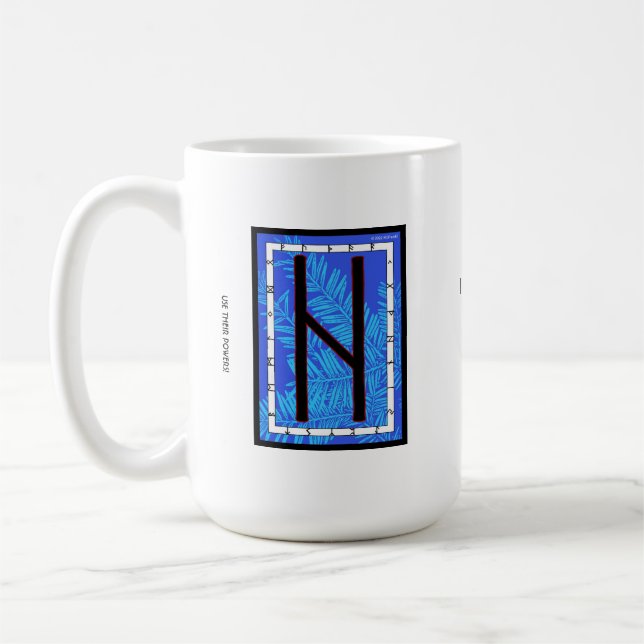 Taza De Café Hagalaz Rune Mug - ¡Cambio! (Izquierda)