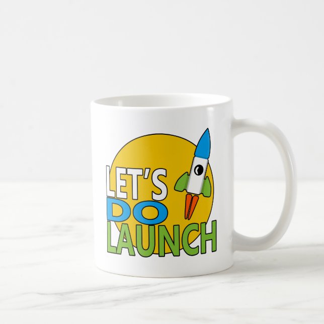 Taza De Café Hagamos el lanzamiento (Derecha)