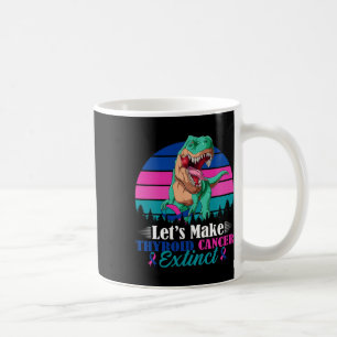 Taza De Café Hagamos que el cáncer de tiroides extinga a los gu