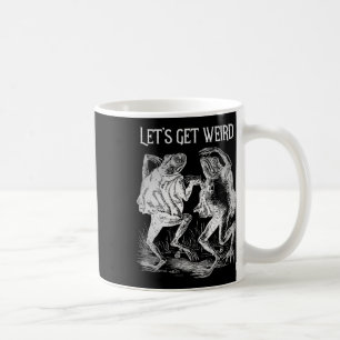 Taza De Café Hagamos que las ranas bailando sean raras, hadas e
