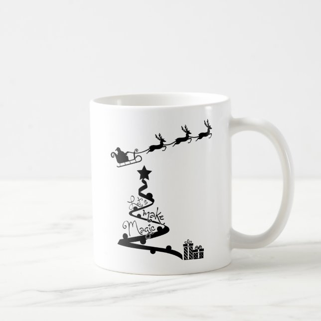 Taza De Café Hagamos que los Navidades mágicos mug (Derecha)