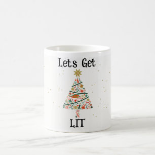 Taza De Café Hagamos que los Navidades parloteantes se muevan