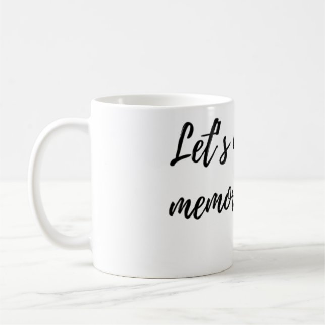 Taza De Café hagamos recuerdos con la cámara (Izquierda)