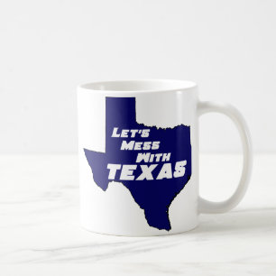 Taza De Café Hagamos un desmayo con el azul de Texas
