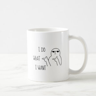 Taza De Café Hago lo que quiero divertido
