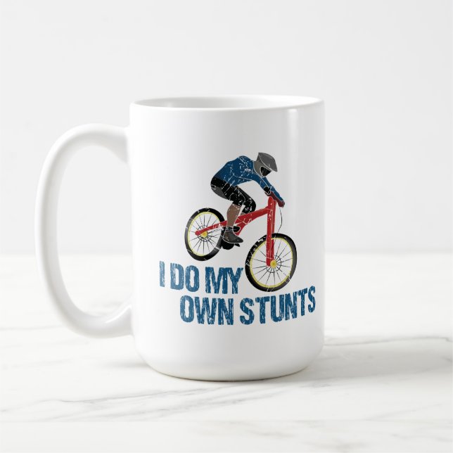 Taza De Café Hago mi propia cosecha en bicicleta de montaña (Izquierda)
