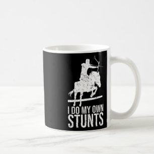 Taza De Café Hago Mi Propio Arco De Caballo Montado En Camisas