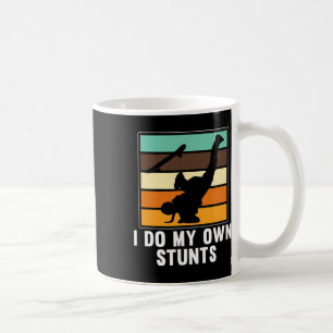 Taza De Café Hago mis propios trucos Skateboarder Amor por el s