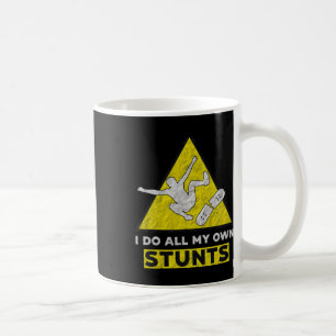 Taza De Café Hago Todos Mis Propios Trucos Camiseta Skateboardi