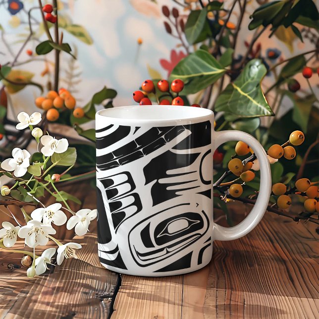 Taza De Café Haida Eagle Thunderbird Columbia Noroeste (Subido por el creador)