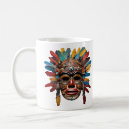 Taza De Café Haida Kinich Ahau #102 - chamán maya haitiano