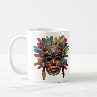 Taza De Café Haida Kinich Ahau #102 - chamán maya haitiano