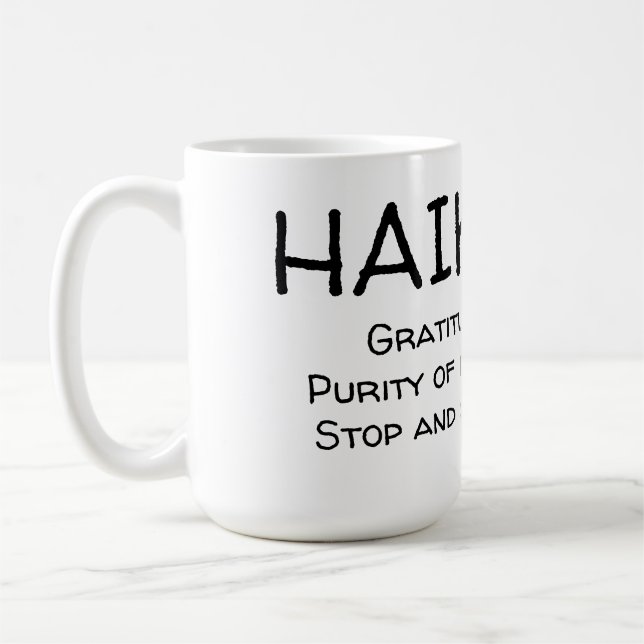 Taza De Café HAIKU 13 Mug (Izquierda)