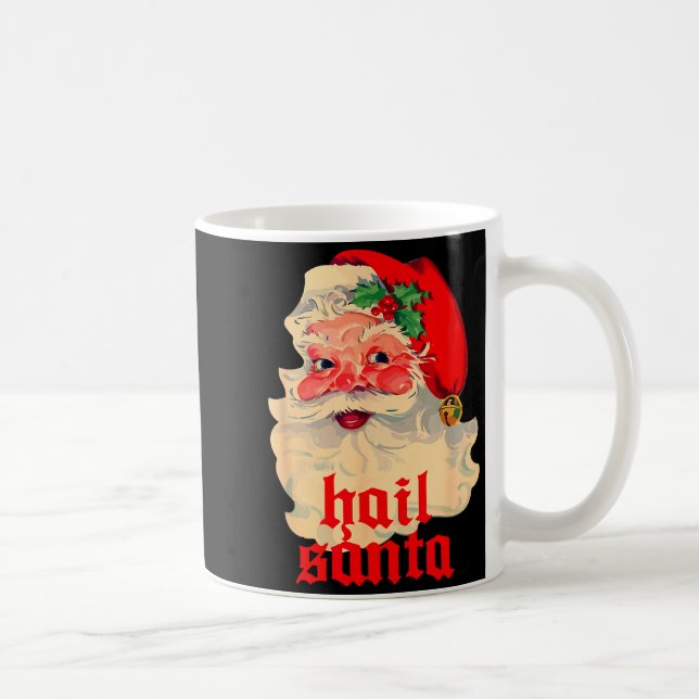 Taza De Café Hail Santa Ugly Christmas  (Derecha)