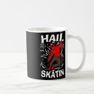 Taza De Café Hail Skatin Oculto Satanico Pentagrama 666 Satan S