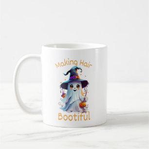 Taza De Café Hair Bootious Funny Sasuy Ghost Halloween