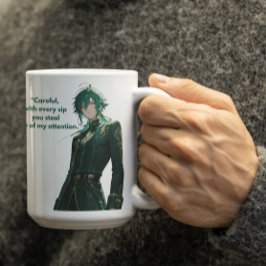 Taza De Café Hair Royal Anime Guy