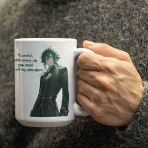 Taza De Café Hair Royal Anime Guy