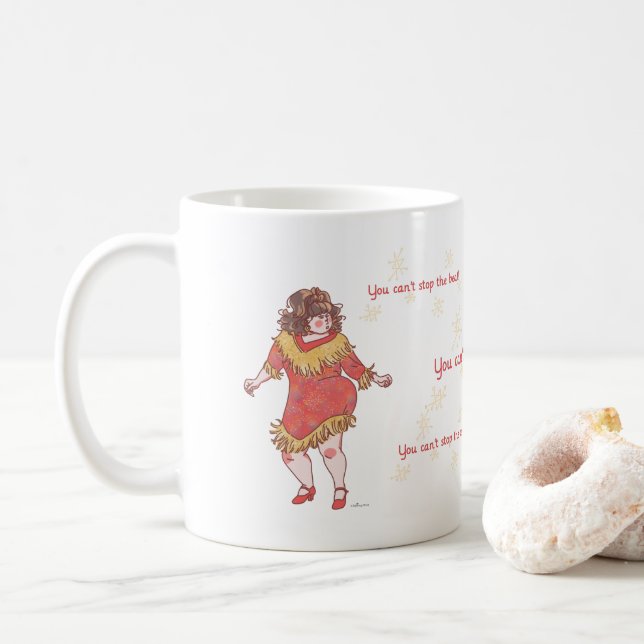 Taza De Café Hairspray Movie Art Mug  (Con donut)