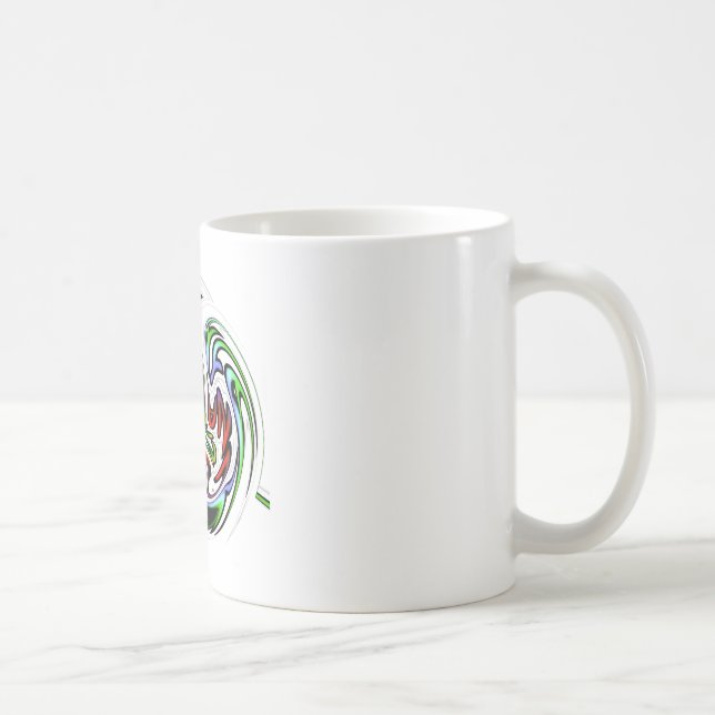 Taza De Café Hakuna Matata con Whirl Resumen y Gradientes (Derecha)