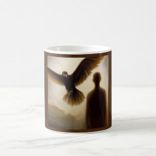 Taza De Café Halcón Animal Espiritual 1