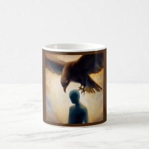 Taza De Café Halcón Animal Espiritual 2