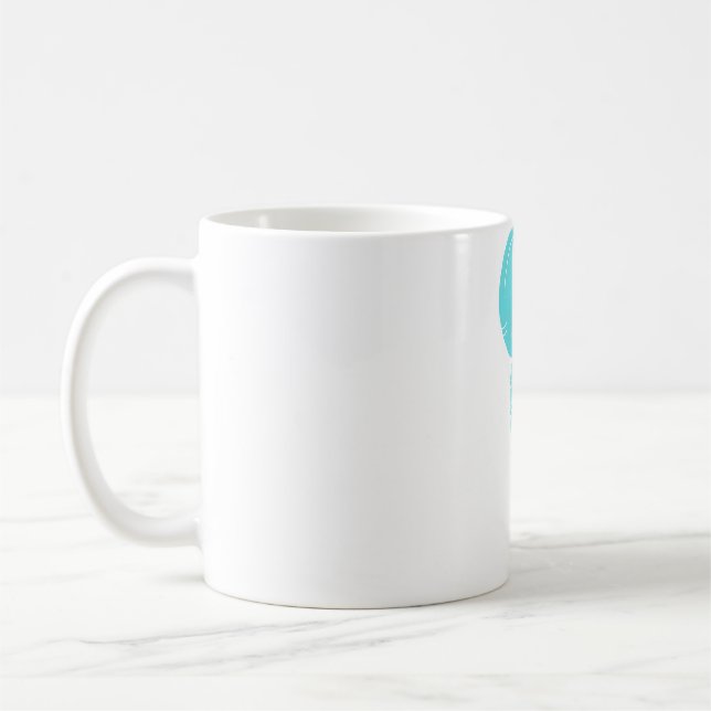 Taza De Café Halcon azul y luna (Izquierda)