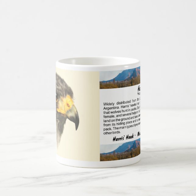 Taza De Café Halcón Harris - Medio mixto (Centro)