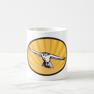 Taza De Café Halcon Imponente Ave de Presa Audaz