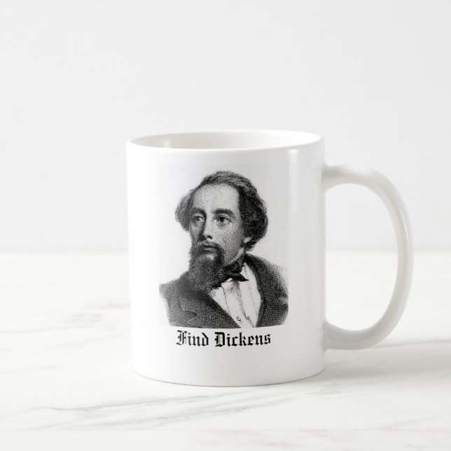 Taza De Café Hallazgo Charles Dickens (Derecha)