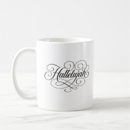 Taza De Café Hallelujah Monogram