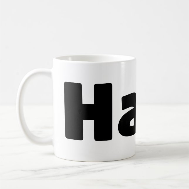 Taza De Café Halló islandés { Hello ) Idioma Íslenska (Izquierda)