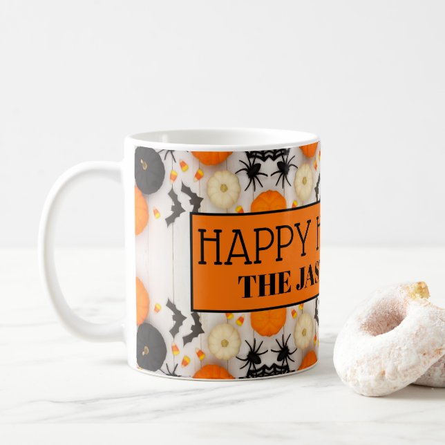 Taza De Café Halloween (Con donut)