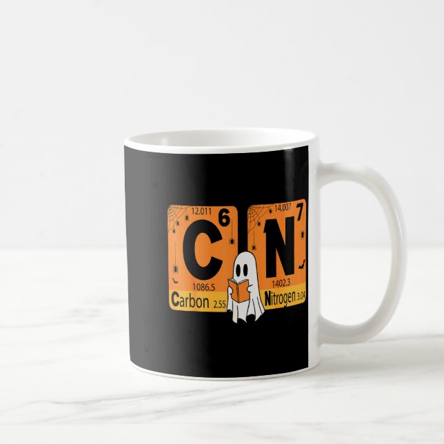 Taza De Café Halloween 67 Meme Science Chemistry Humor Periodic (Derecha)