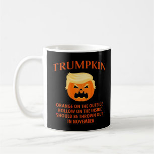 Taza De Café Halloween anti Trumpkin divertido