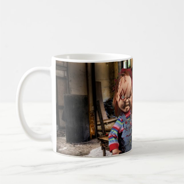 Taza De Café Halloween atemorizante. (Izquierda)