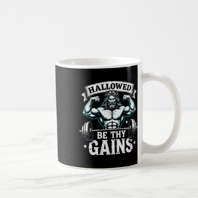Taza De Café Halloween Be Thains Gana Gimnasio Cristiano de ent (Derecha)
