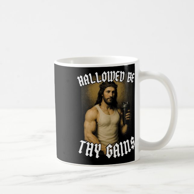 Taza De Café Halloween Be Thy Gains (Derecha)