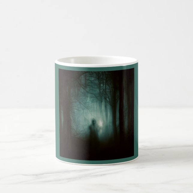 Taza De Café Halloween - Bosque embrujado 2 (Centro)