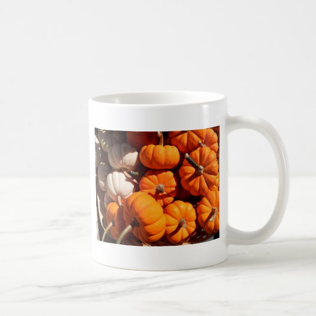 Taza De Café Halloween calabazas de calabazas de naranja de lin (Derecha)