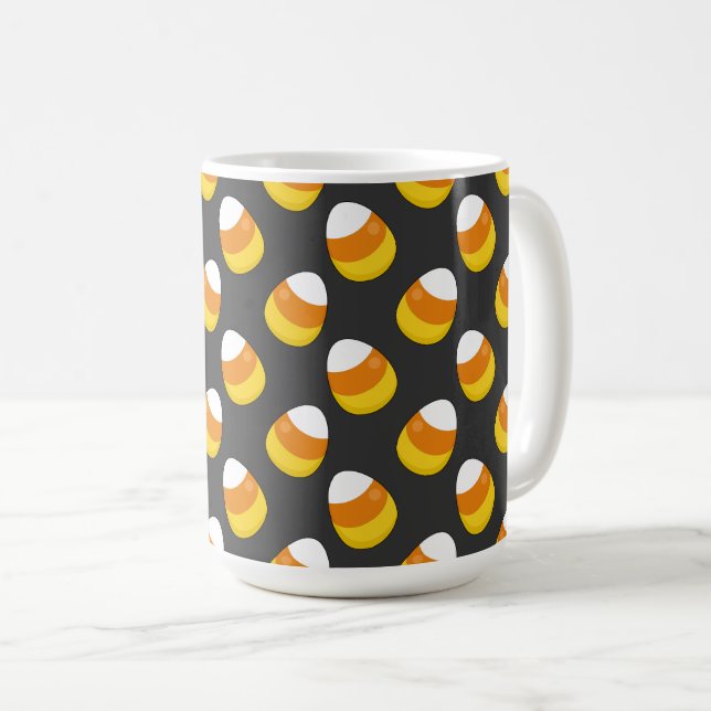 Taza De Café Halloween Candy Corn (Anverso derecho)